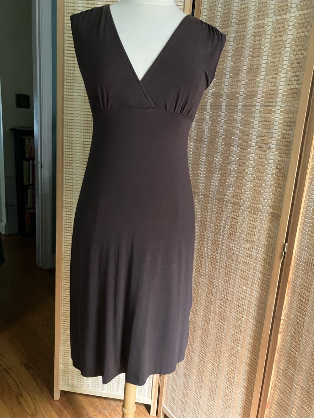 GAP Brown Tank Dress with V-Neck